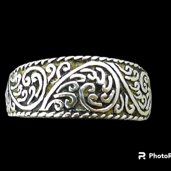 Designer Hagit Gorali Sterling Sculptured Handmade Ring Size 7 - Picture 4 of 4